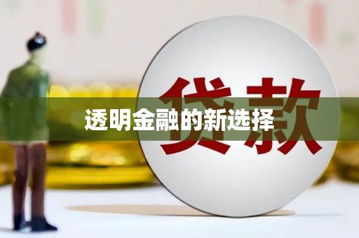富川透明金融的新选择