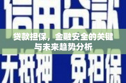 富川贷款担保，金融安全的关键与未来趋势分析