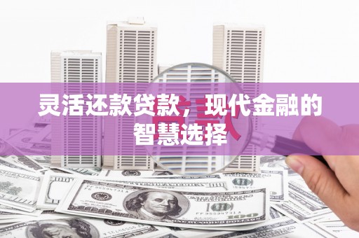 富川灵活还款贷款，现代金融的智慧选择