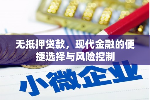 富川无抵押贷款，现代金融的便捷选择与风险控制