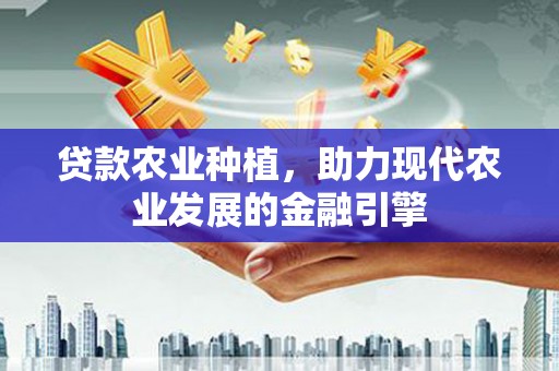 富川贷款农业种植，助力现代农业发展的金融引擎
