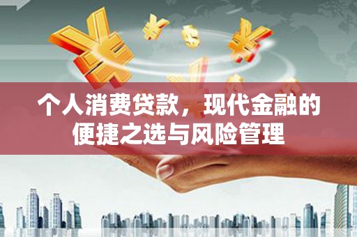 富川个人消费贷款，现代金融的便捷之选与风险管理