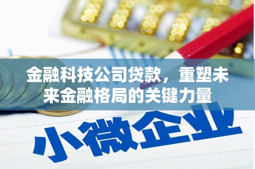 富川金融科技公司贷款，重塑未来金融格局的关键力量