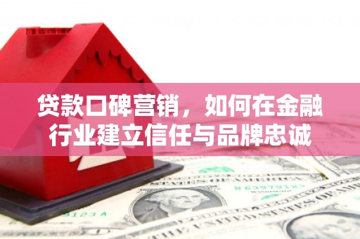 富川贷款口碑营销，如何在金融行业建立信任与品牌忠诚