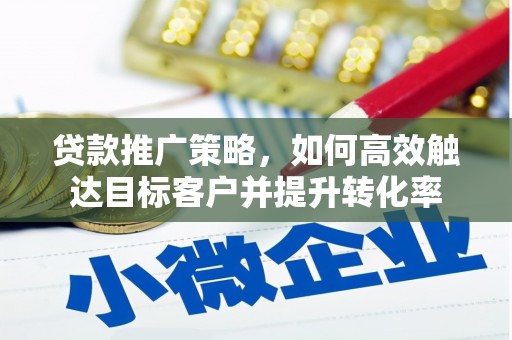 富川贷款推广策略，如何高效触达目标客户并提升转化率
