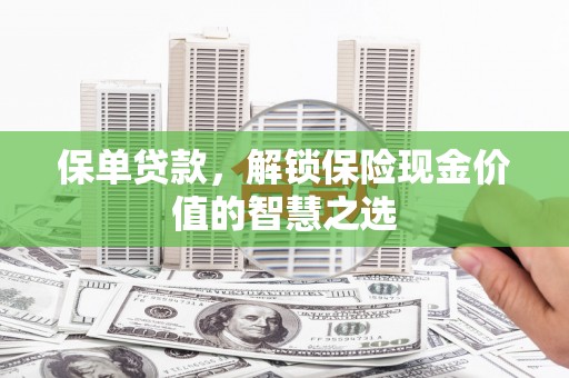 富川保单贷款，解锁保险现金价值的智慧之选