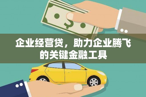 富川企业经营贷，助力企业腾飞的关键金融工具