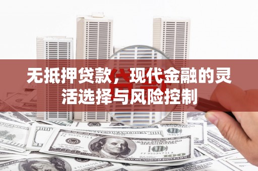 富川无抵押贷款，现代金融的灵活选择与风险控制