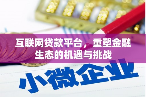 富川互联网贷款平台，重塑金融生态的机遇与挑战