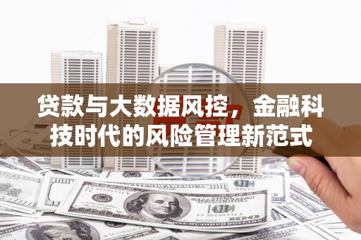 富川贷款与大数据风控，金融科技时代的风险管理新范式