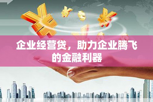 富川企业经营贷，助力企业腾飞的金融利器