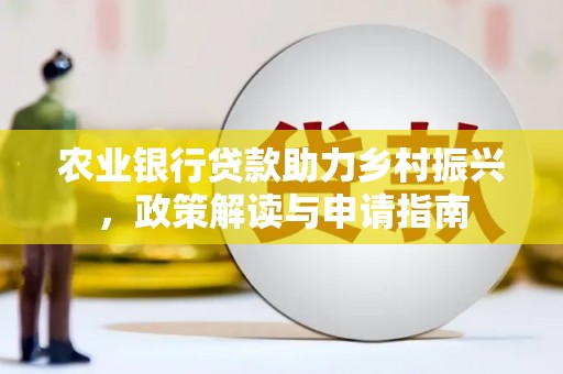 富川农业银行贷款助力乡村振兴，政策解读与申请指南