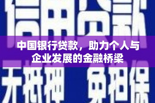 富川中国银行贷款，助力个人与企业发展的金融桥梁