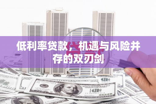 富川低利率贷款，机遇与风险并存的双刃剑